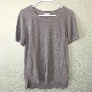 Everlane Short Sleeve Knit Scoop Neck Sweater